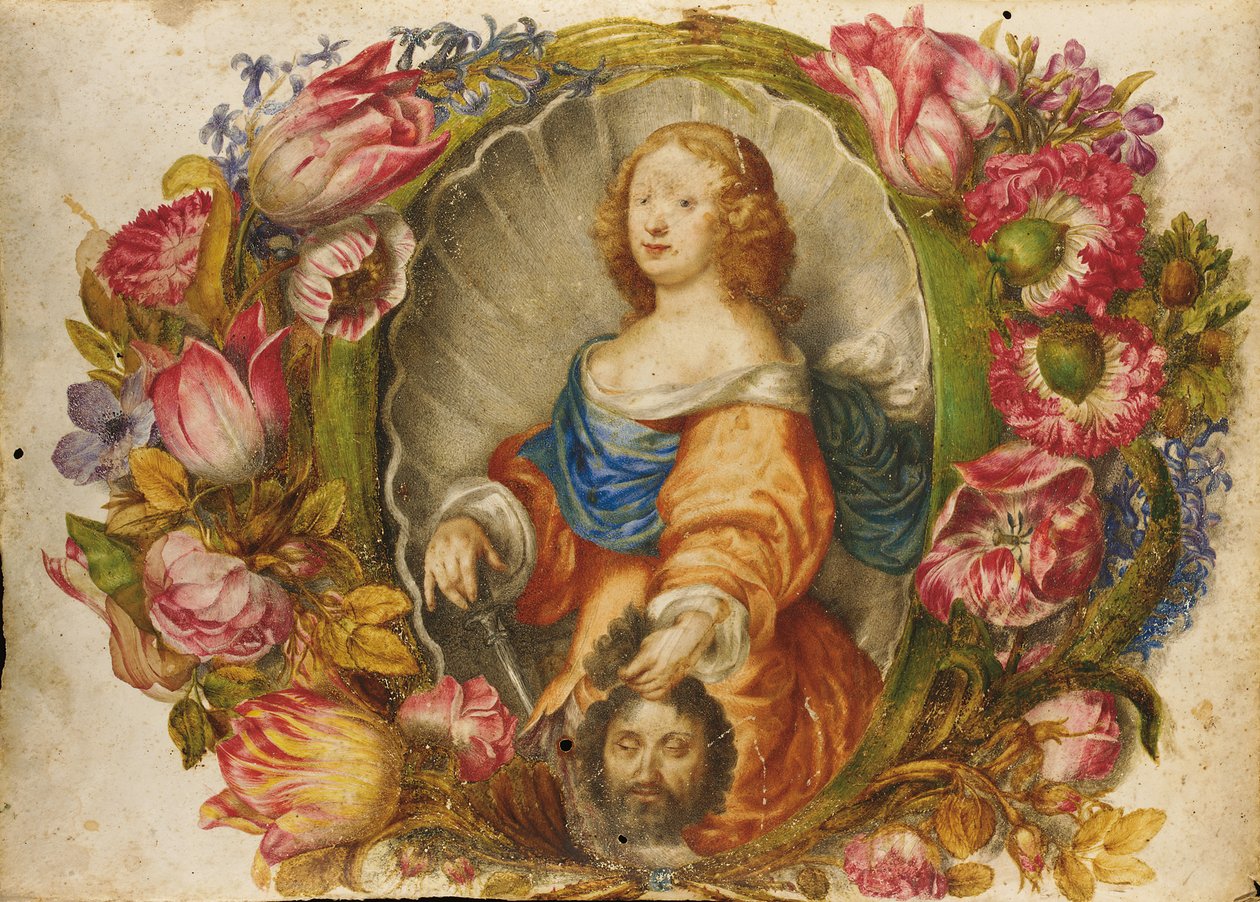 Porträt der Großherzogin Vittoria della Rovere als Judith von Giovanna Garzoni