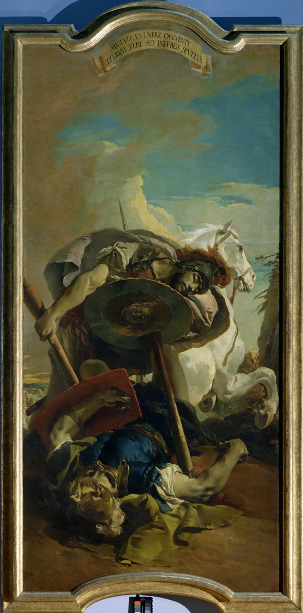 Tod des Konsuls Lucius Junius Brutus in einem Duell mit Aruns von Giovanni-Battista Tiepolo