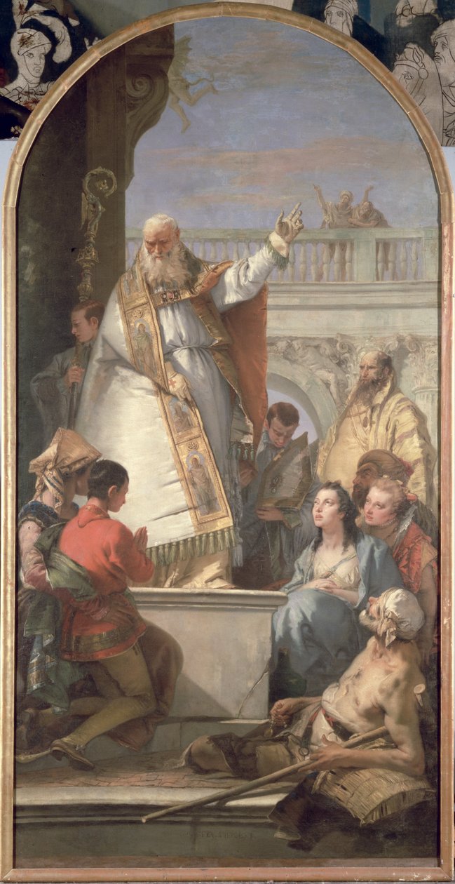 Wunder des Heiligen Patrick, ca. 1746 von Giovanni Battista Tiepolo