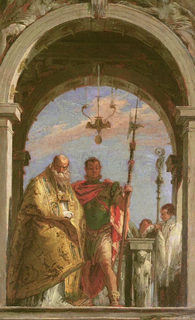 Zwei Heilige von Giovanni-Battista Tiepolo