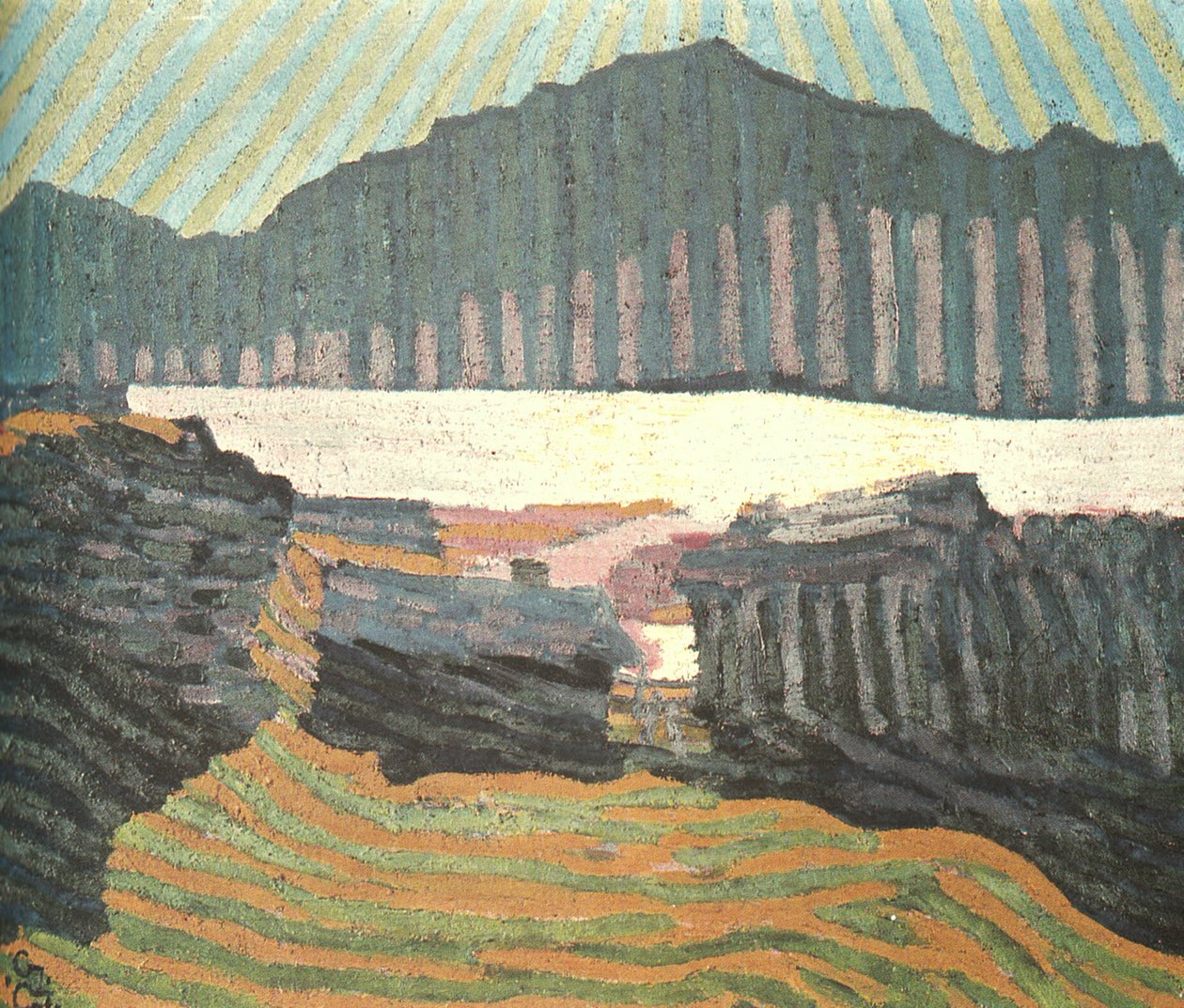 Blick auf Capolago Ticino von Giovanni Giacometti