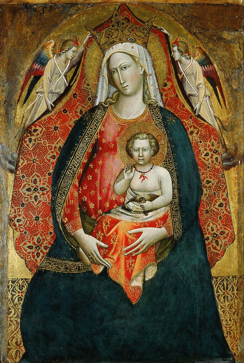 Madonna und Kind mit Engeln von Giovanni di Marco