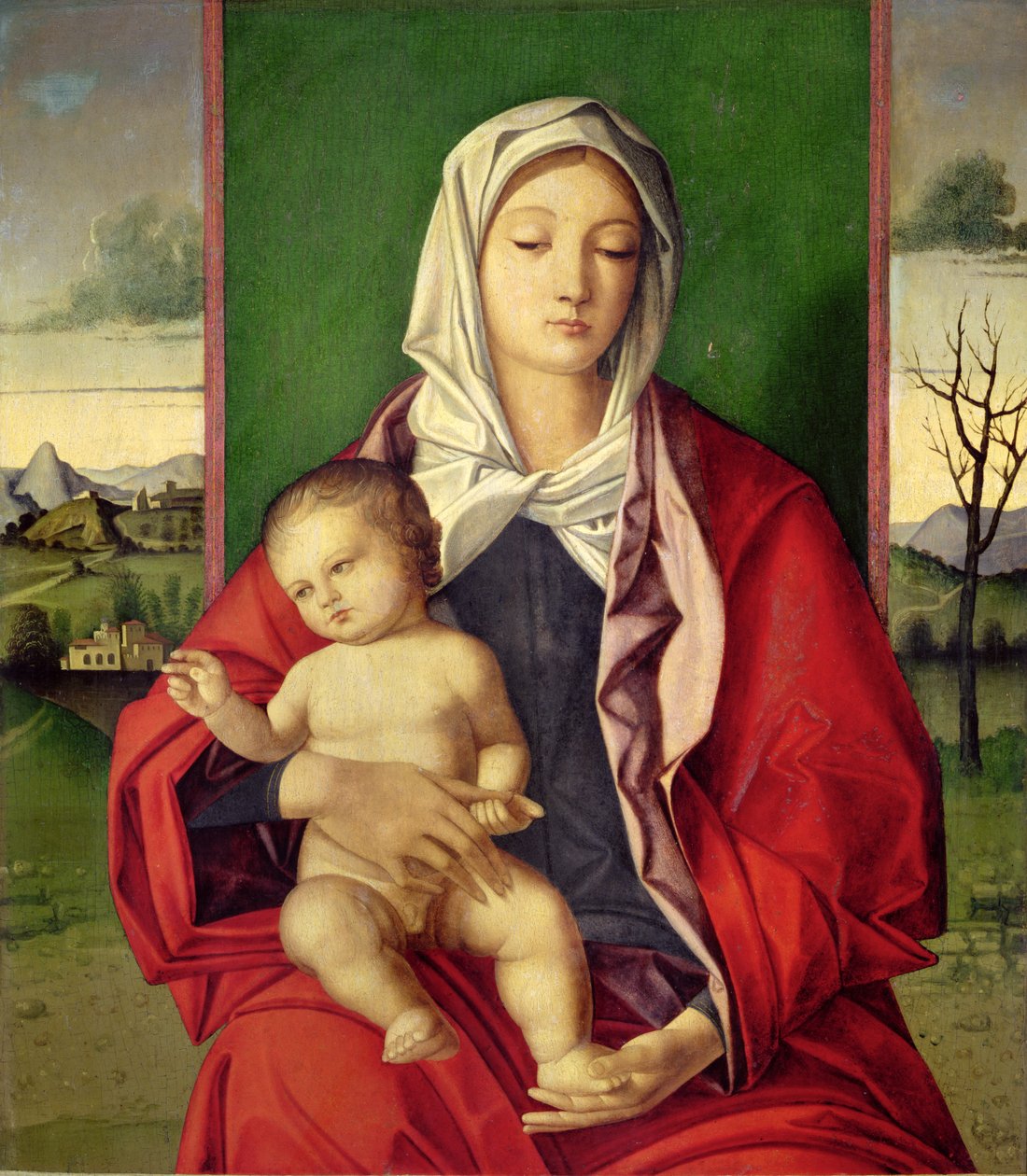 Madonna mit Kind von Giovanni (follower of) Bellini