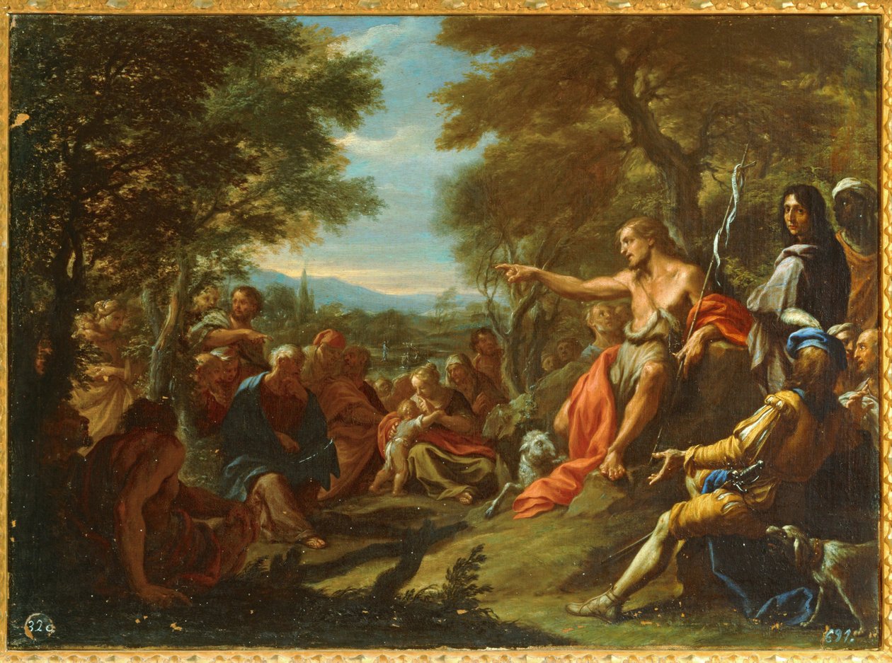 Der heilige Johannes predigt von Giovanni Antonio Bazzi Sodoma