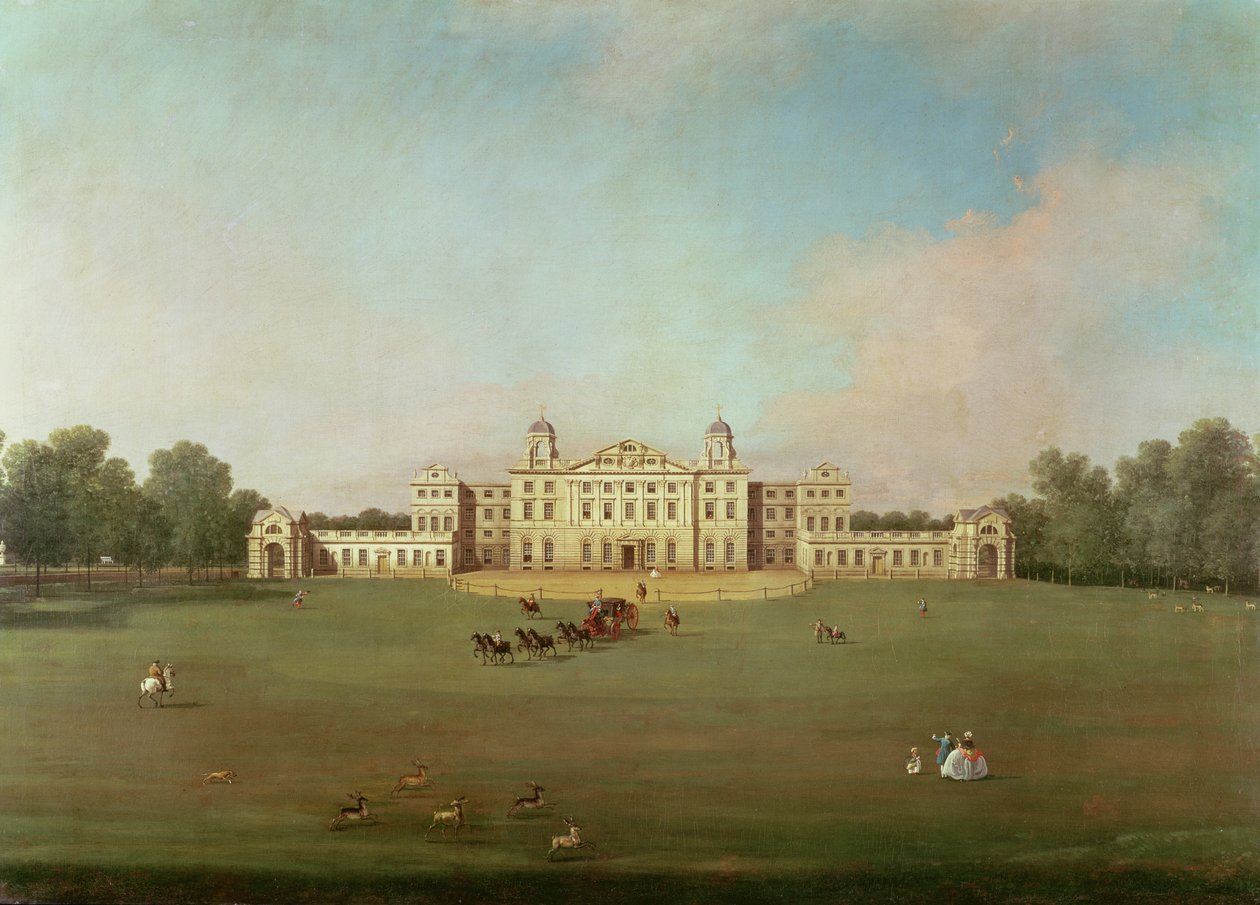 Badminton House, Gloucestershire von Giovanni Antonio Canal