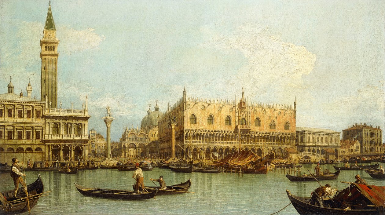 Der Molo, Venedig, vom Bacino di S. Marco von Giovanni Antonio Canal
