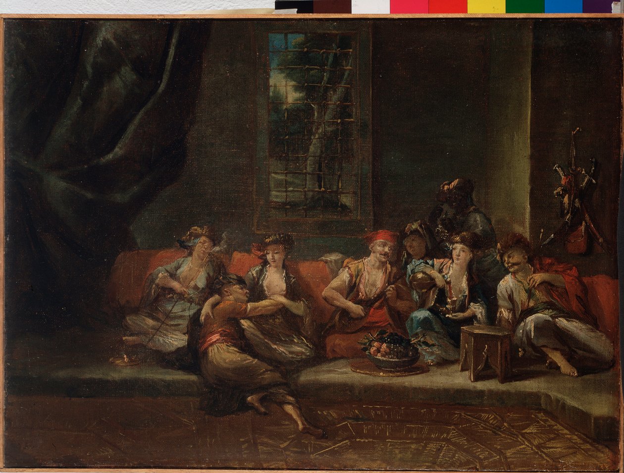 Das Harem, türkische Szene von Giovanni Antonio Guardi