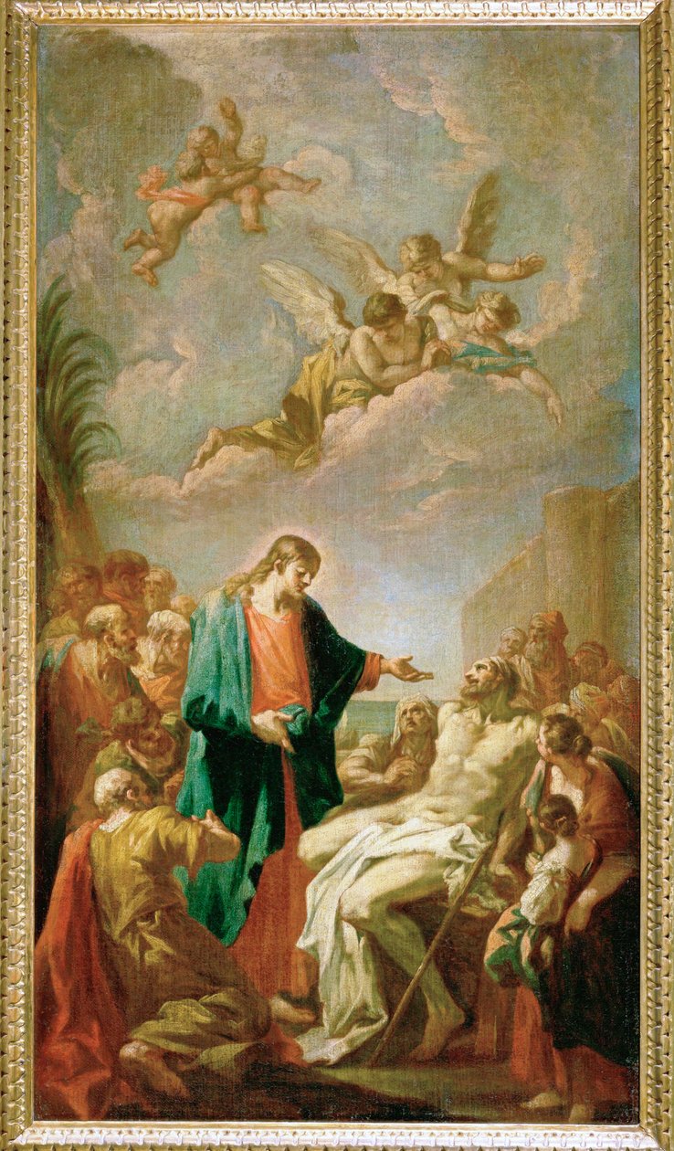 Christus heilt den Gelähmten von Giovanni Antonio Pellegrini