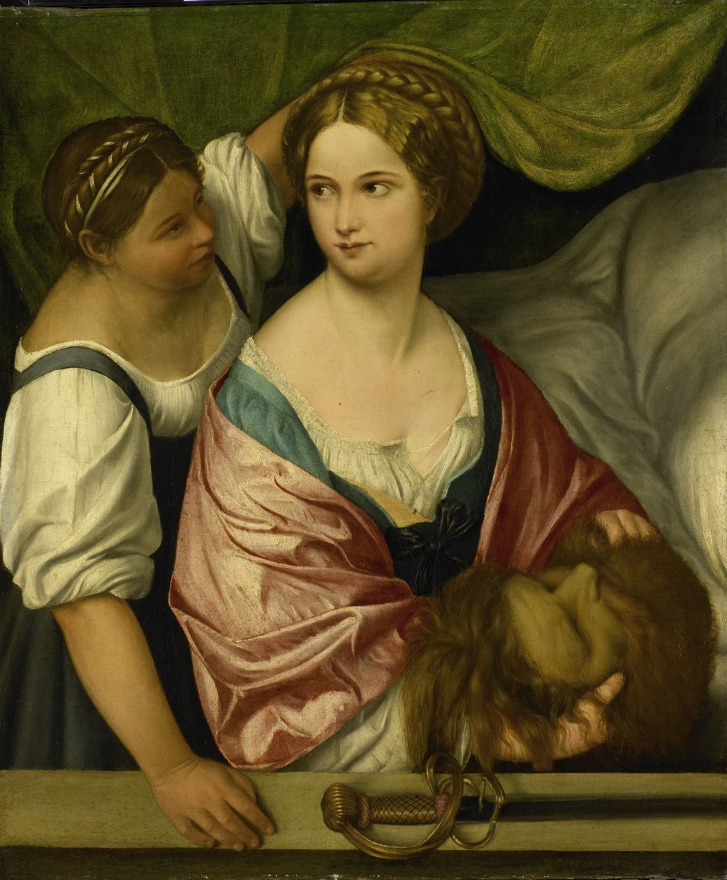 Judith mit dem Haupt des Holofernes von Giovanni Antonio Pordenone
