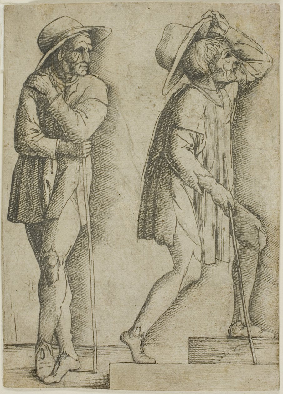 Zwei Bauern von Giovanni Antonio da Brescia