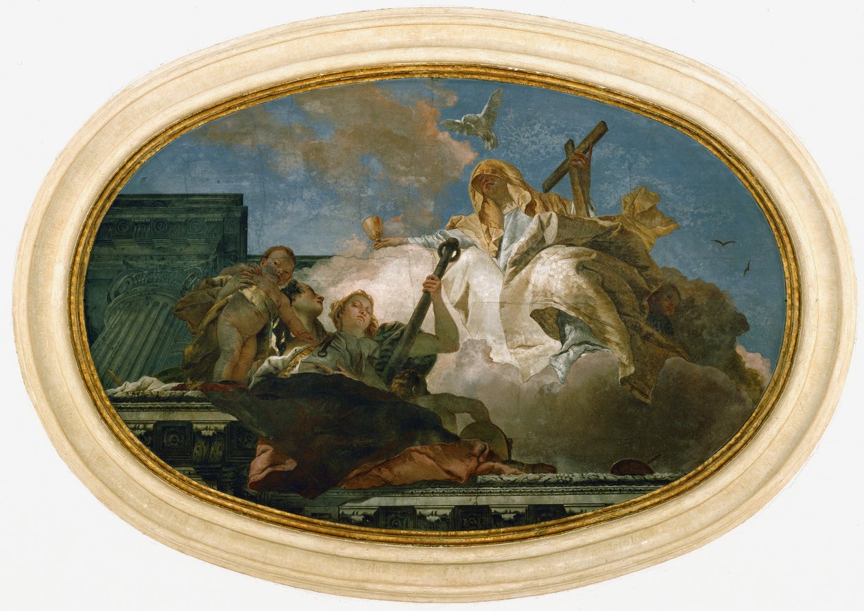 Allegorie von Spes, Fides, Caritas von Giovanni Battista (1696-1770) Tiepolo