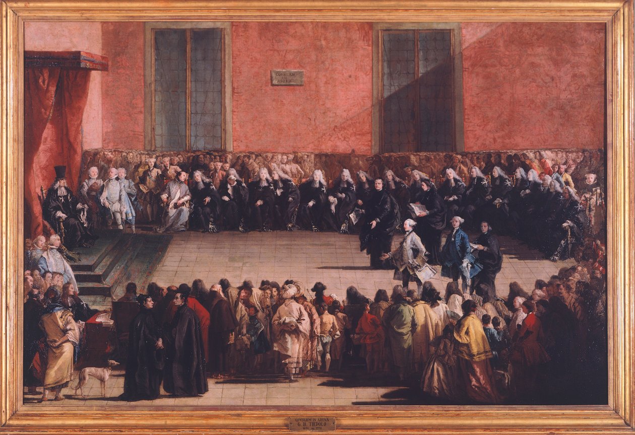 Consillium in Arena von Giovanni Battista Tiepolo