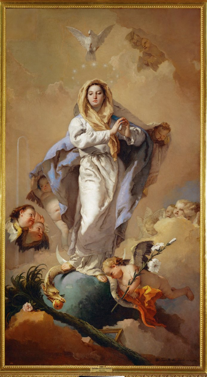 Die Unbefleckte Empfängnis von Giovanni Battista (1696-1770) Tiepolo