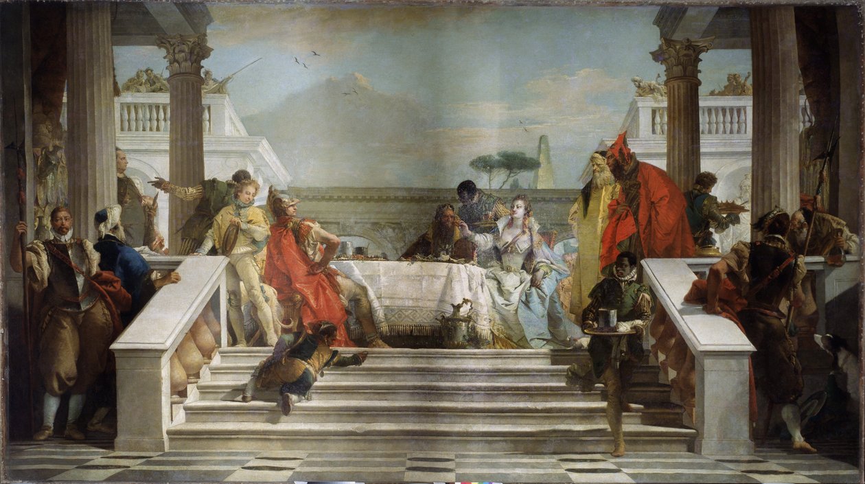 Das Festmahl der Kleopatra von Giovanni Battista Tiepolo