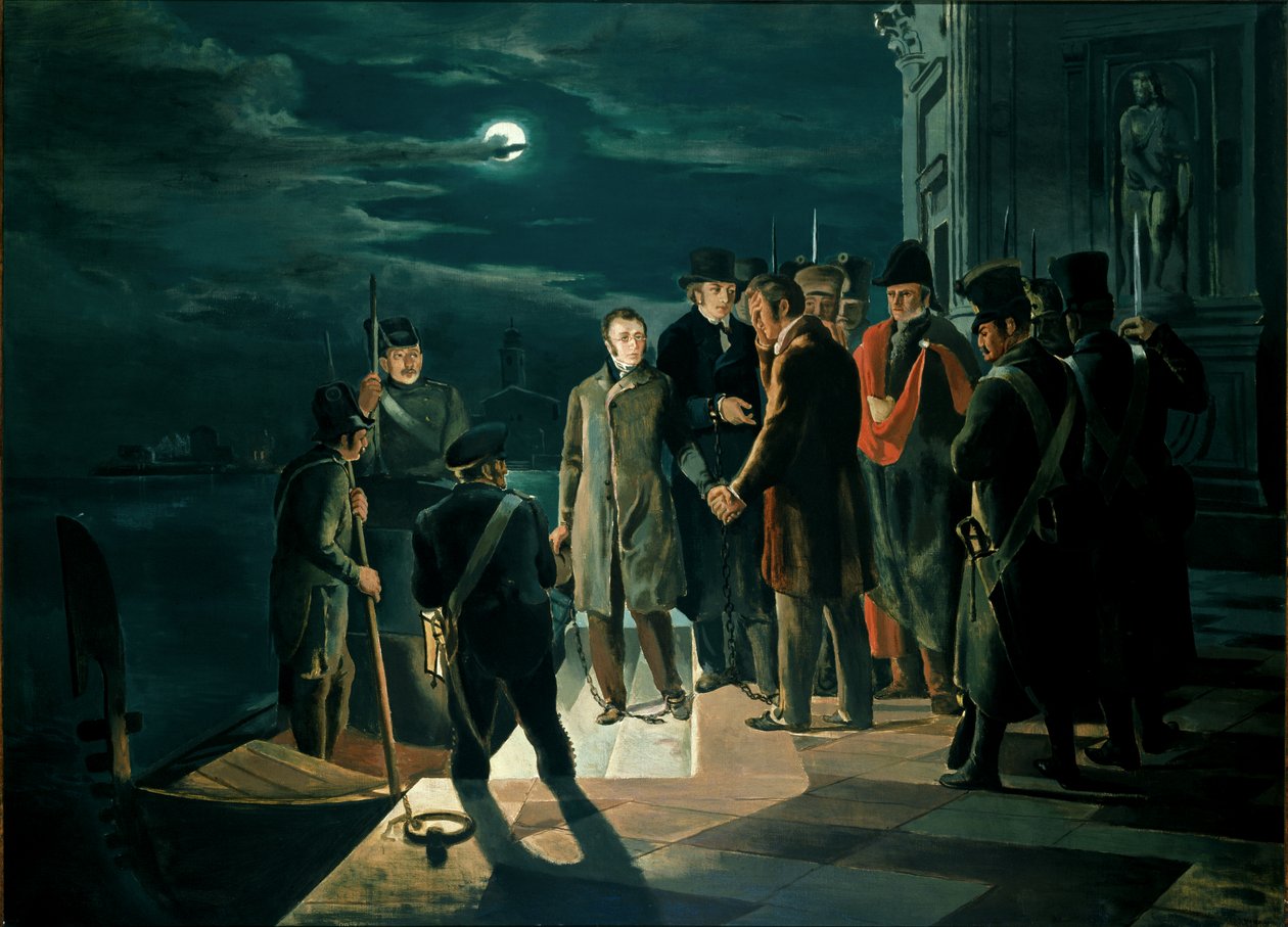 Venedig, in der Nacht vom 25. auf den 26. März 1822 von Giovanni Battista Biscarra