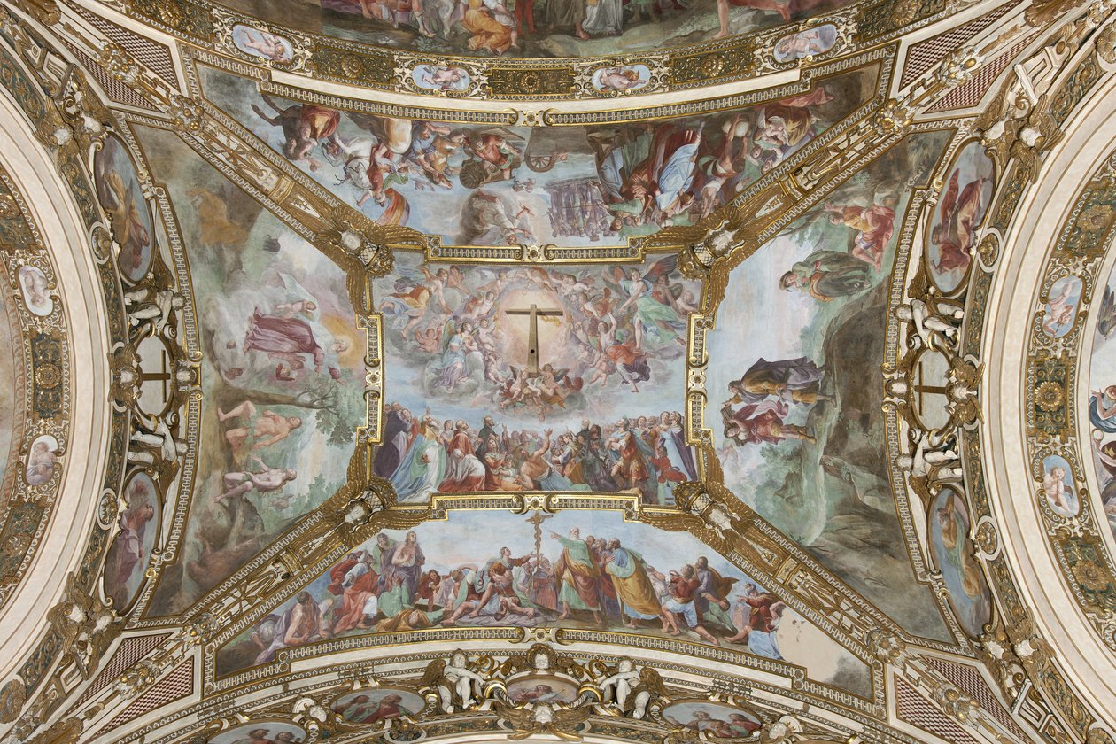 Geschichten vom Heiligen Kreuz, 1631-32 von Giovanni Battista Carlone