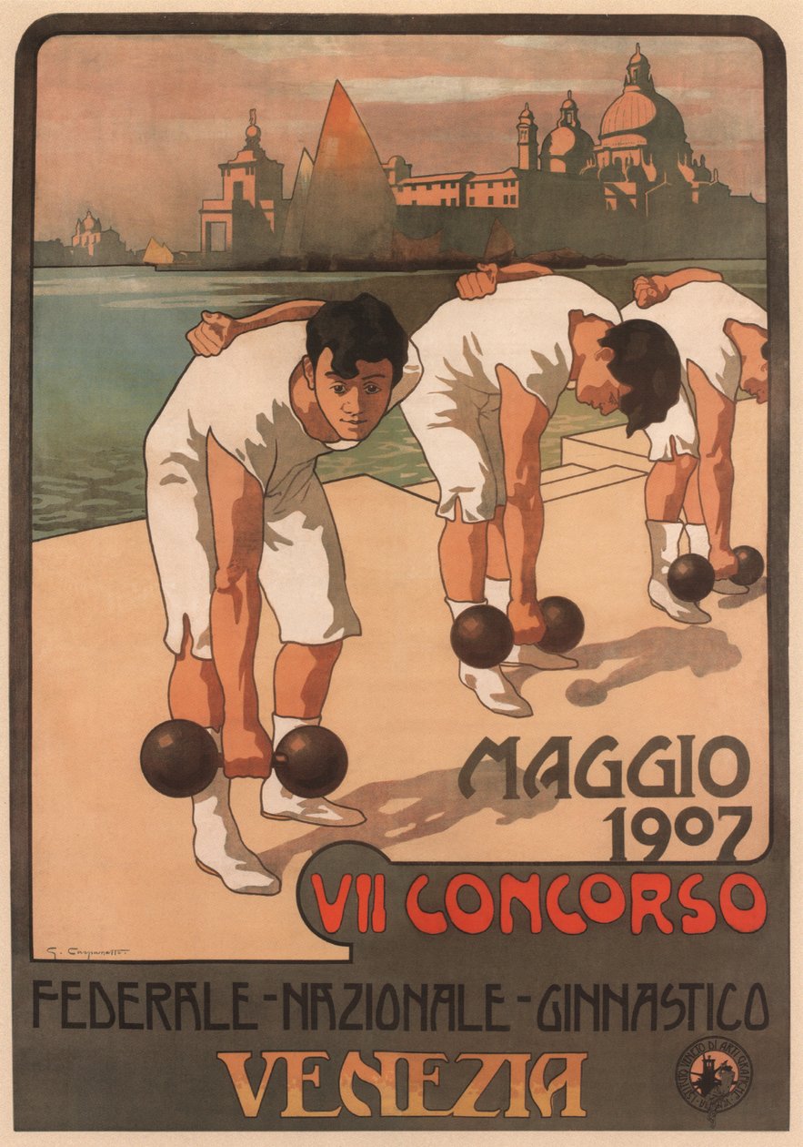 VII. Bundes-Turnwettkampf, 1907 von Giovanni Battista Carpanetto