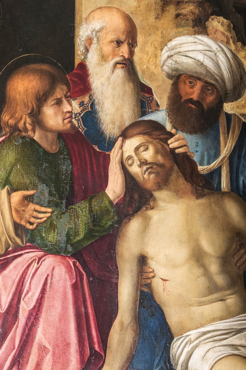 Beweinung Christi (Detail) von Giovanni Battista Cima da Conegliano