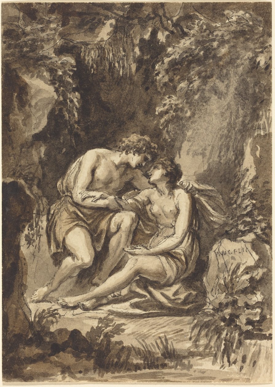 Angelica und Medoro von Giovanni Battista Cipriani