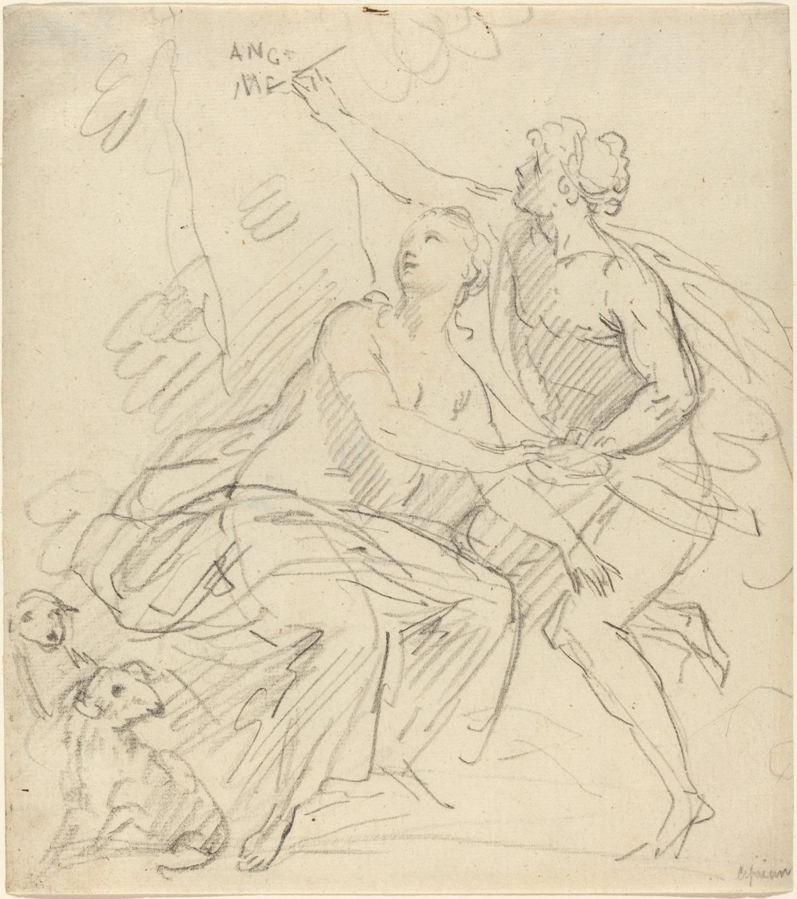 Angelica und Medoro von Giovanni Battista Cipriani