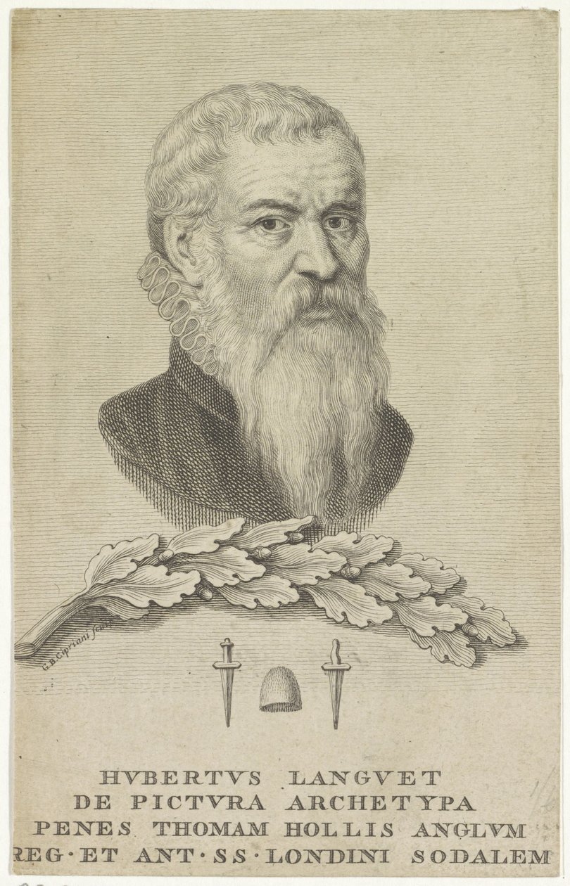 Porträt des Diplomaten Hubert Languet von Giovanni Battista Cipriani
