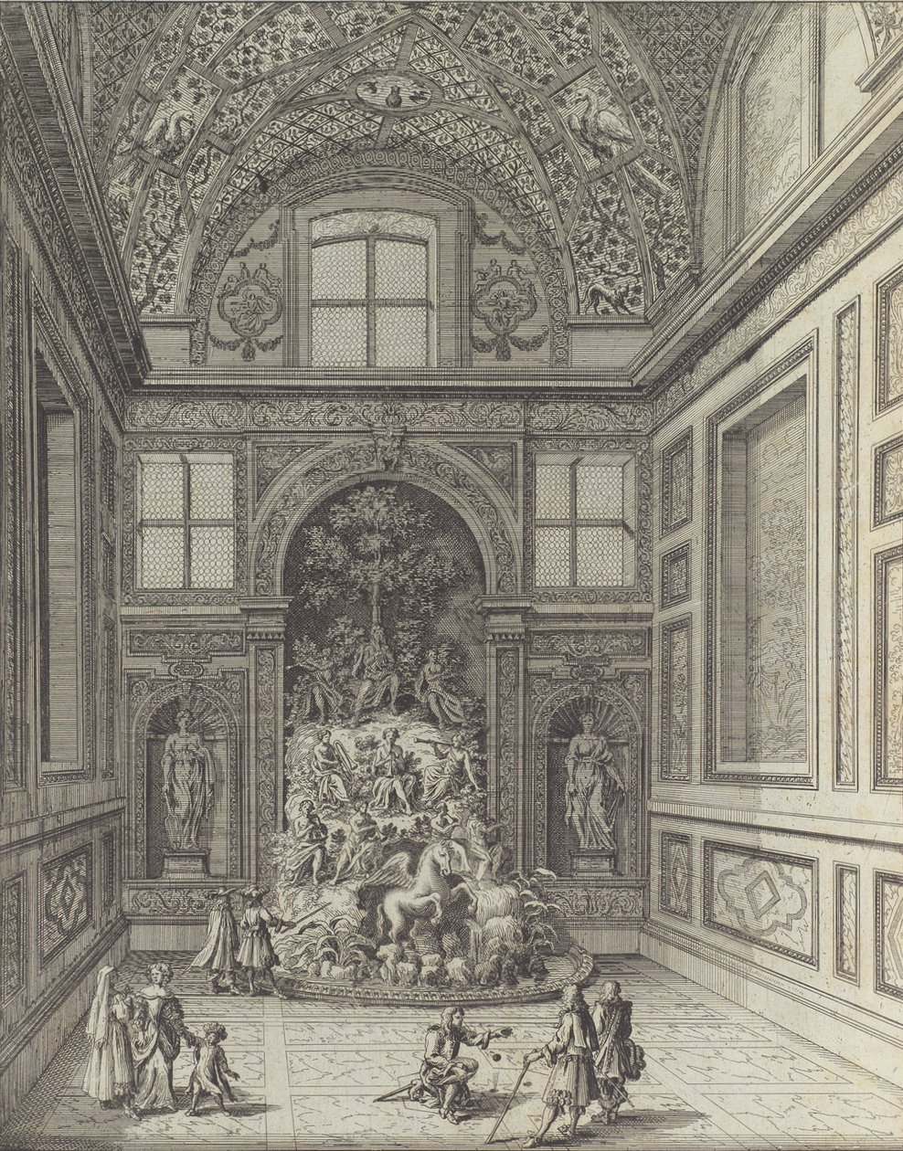 Stanza de Venti im Teatro di Belvedere di Frascati von Giovanni Battista Falda