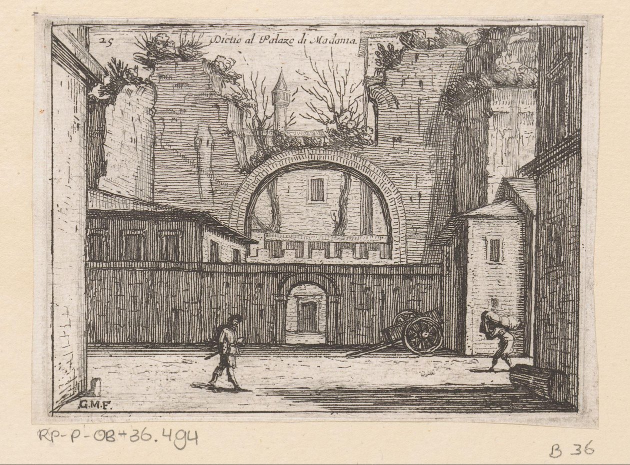 Ruinen in Rom von Giovanni Battista Mercati