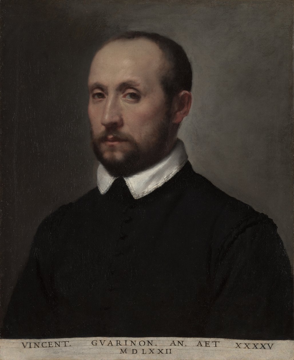 Porträt von Vincenzo Guarignoni, um 1572 von Giovanni Battista Moroni