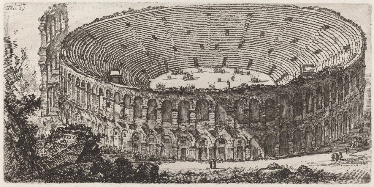 Amphitheater von Verona von Giovanni Battista Piranesi
