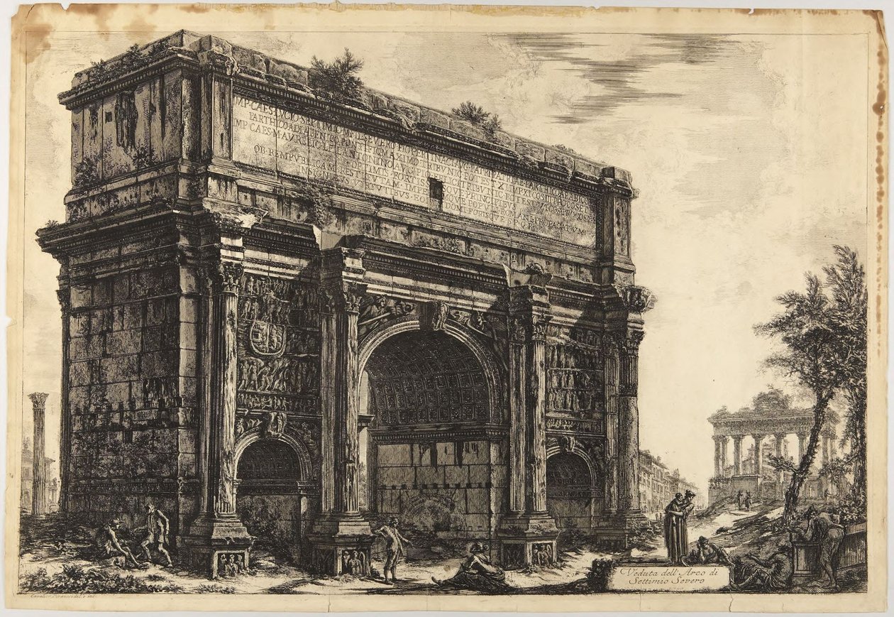 Septimius-Severus-Bogen von Giovanni Battista Piranesi