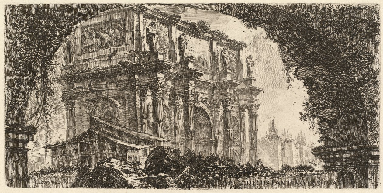 Konstantinsbogen von Giovanni-Battista Piranesi