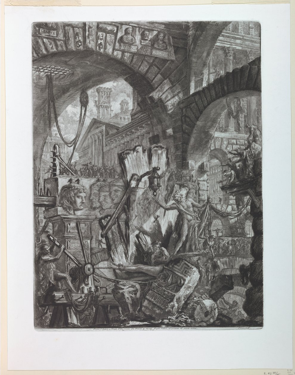 Carceri-Serie Platte II von Giovanni-Battista Piranesi