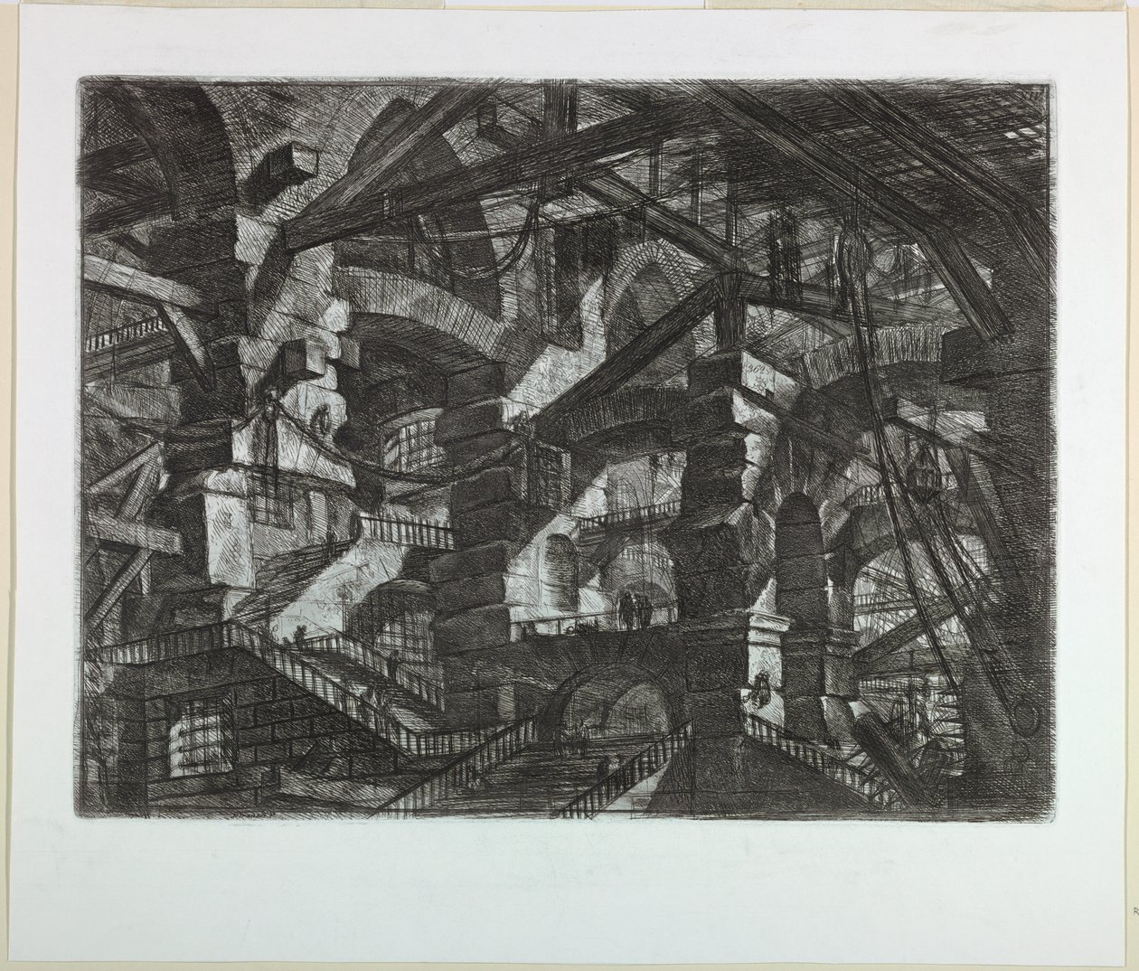 Carceri-Serie, Platte XIV von Giovanni Battista Piranesi