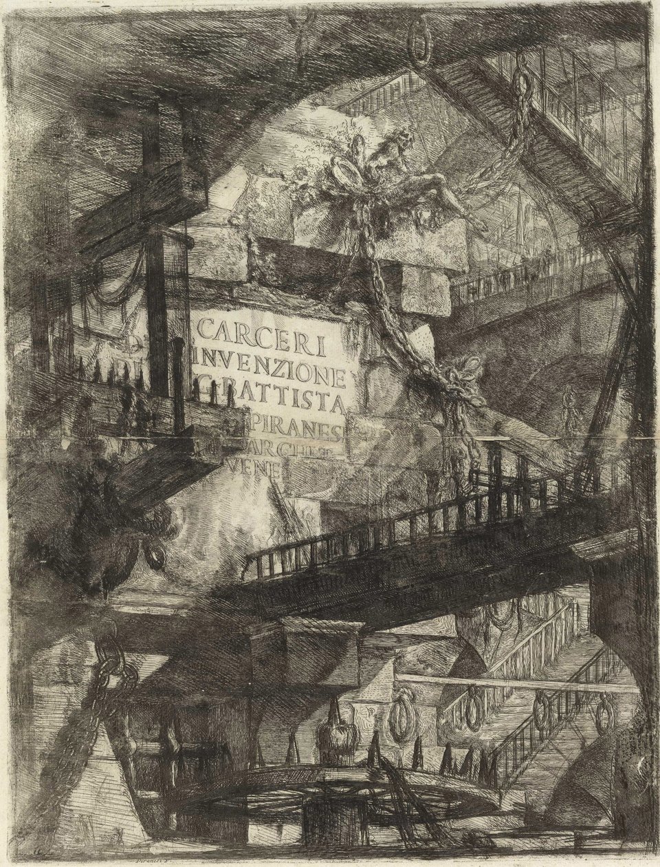 Aus der Serie Die imaginären Gefängnisse von Giovanni Battista Piranesi