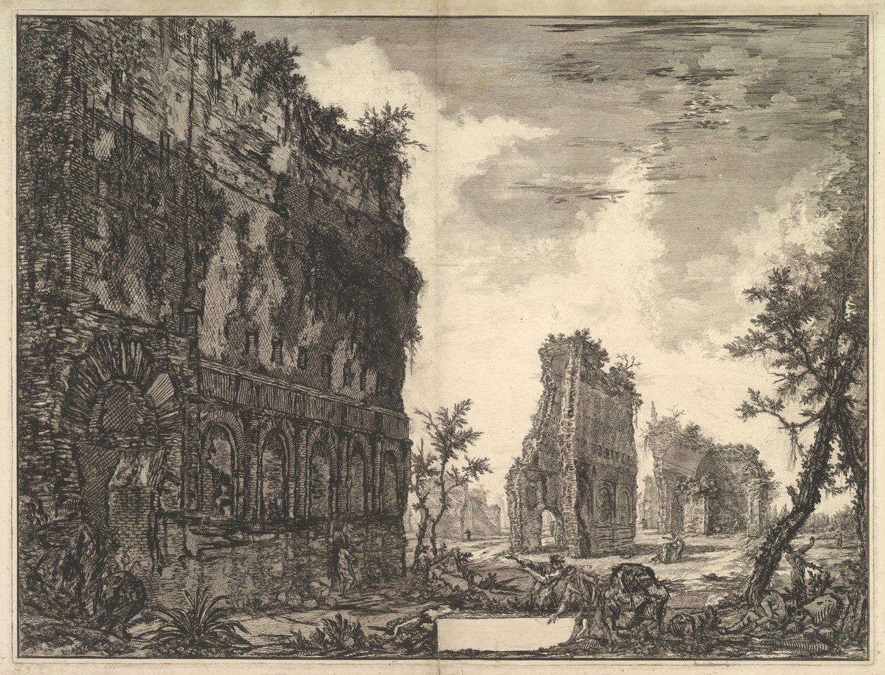 Hadrians Villa: Die Piazza d