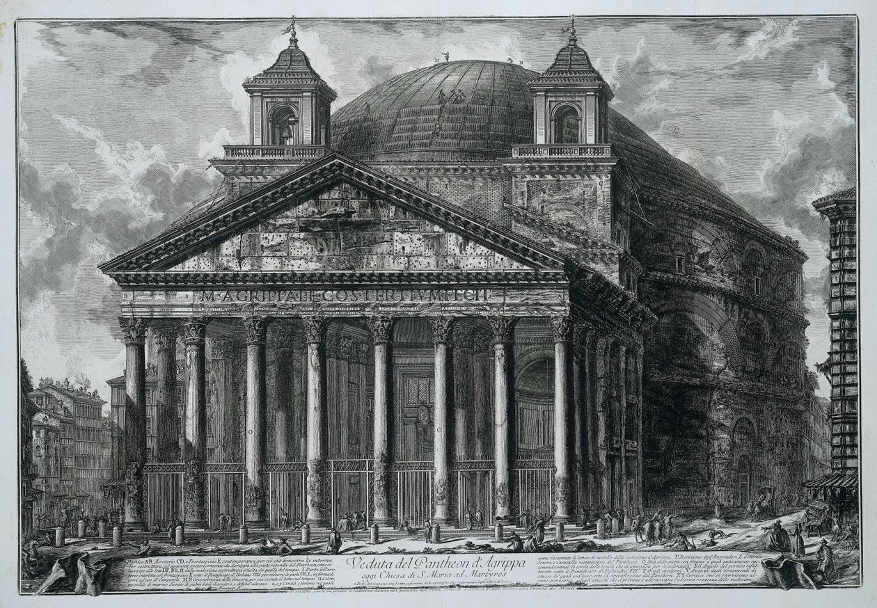 Pantheon in Rom von Giovanni-Battista Piranesi