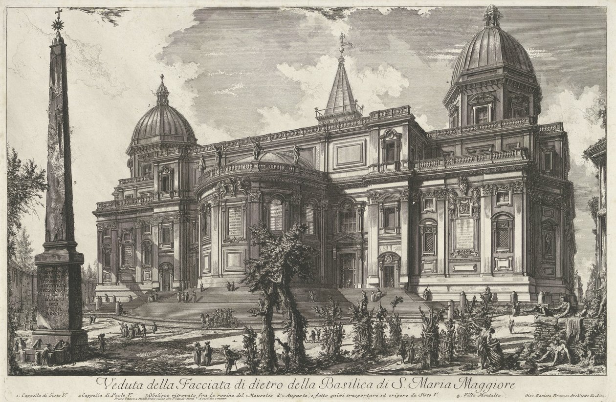 Santa Maria Maggiore in Rom von Giovanni Battista Piranesi