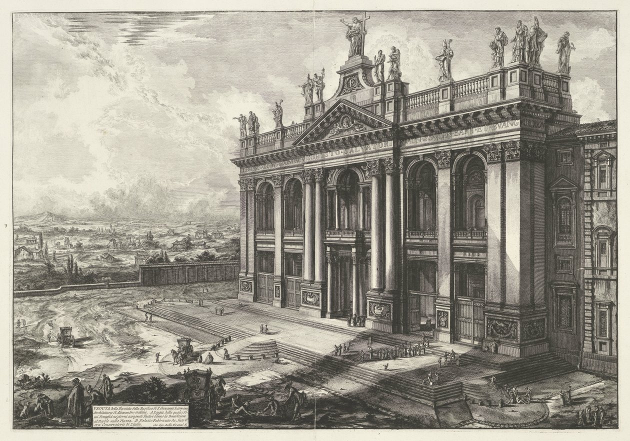 Sankt Johann von Lateran in Rom von Giovanni Battista Piranesi