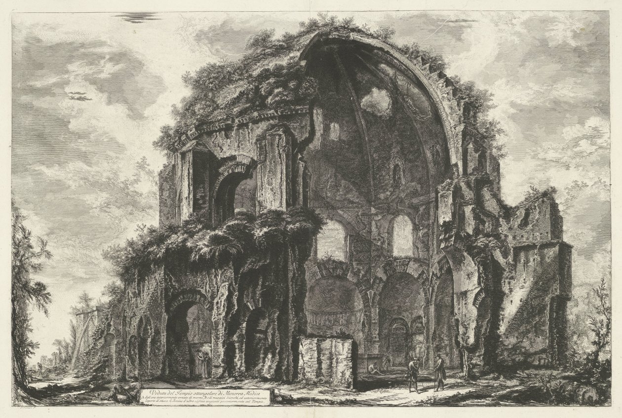 Tempel der Minerva Medica in Rom von Giovanni Battista Piranesi