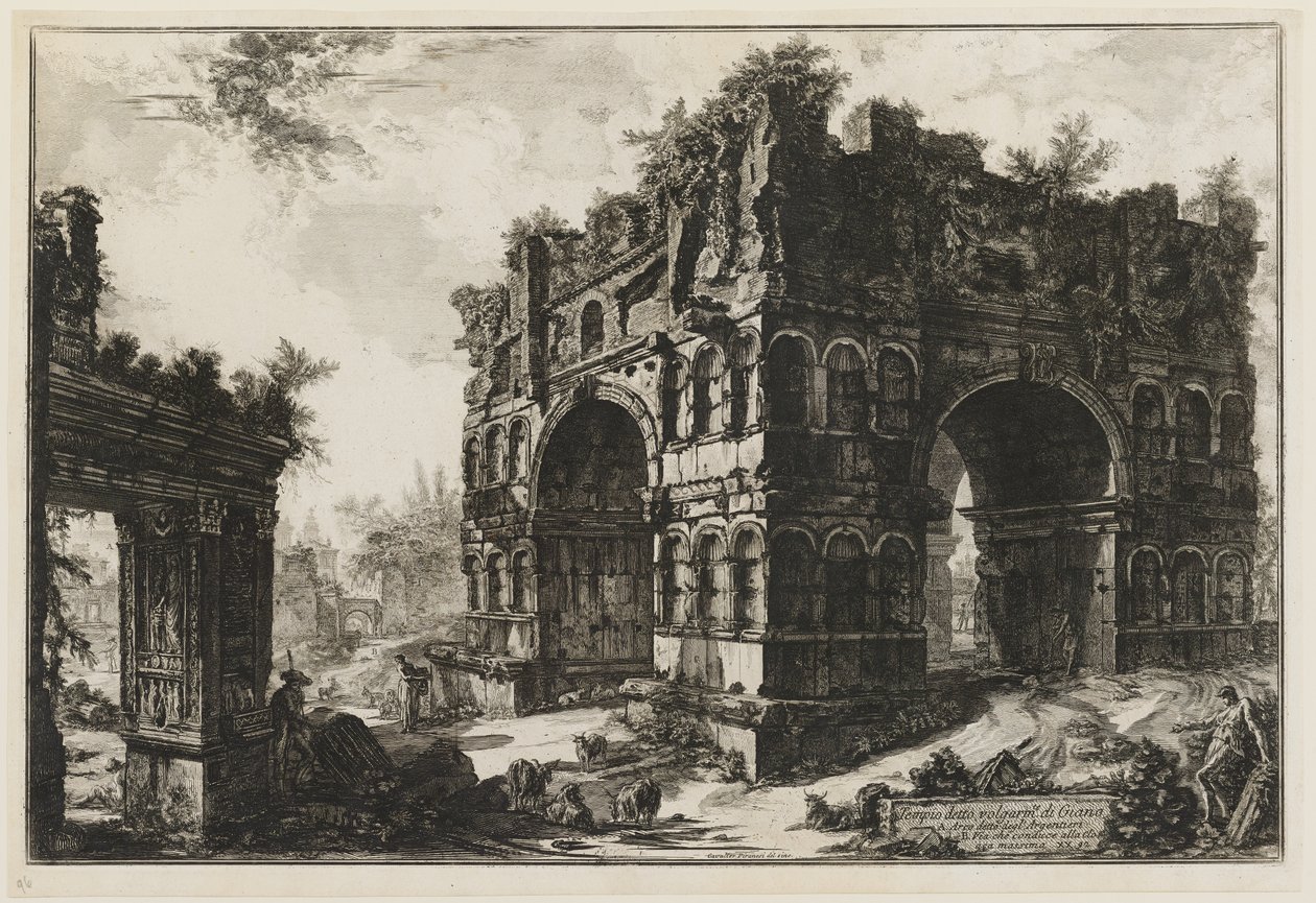 Janustempel von Giovanni Battista Piranesi