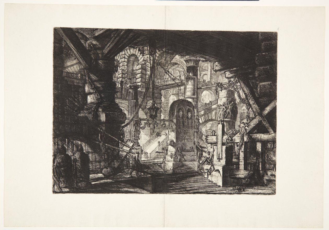 Der Pier mit Ketten von Giovanni Battista Piranesi