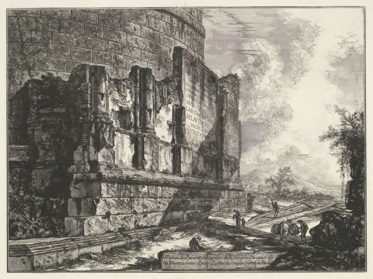 Grabmal von Plautius Lucanus von Giovanni Battista Piranesi
