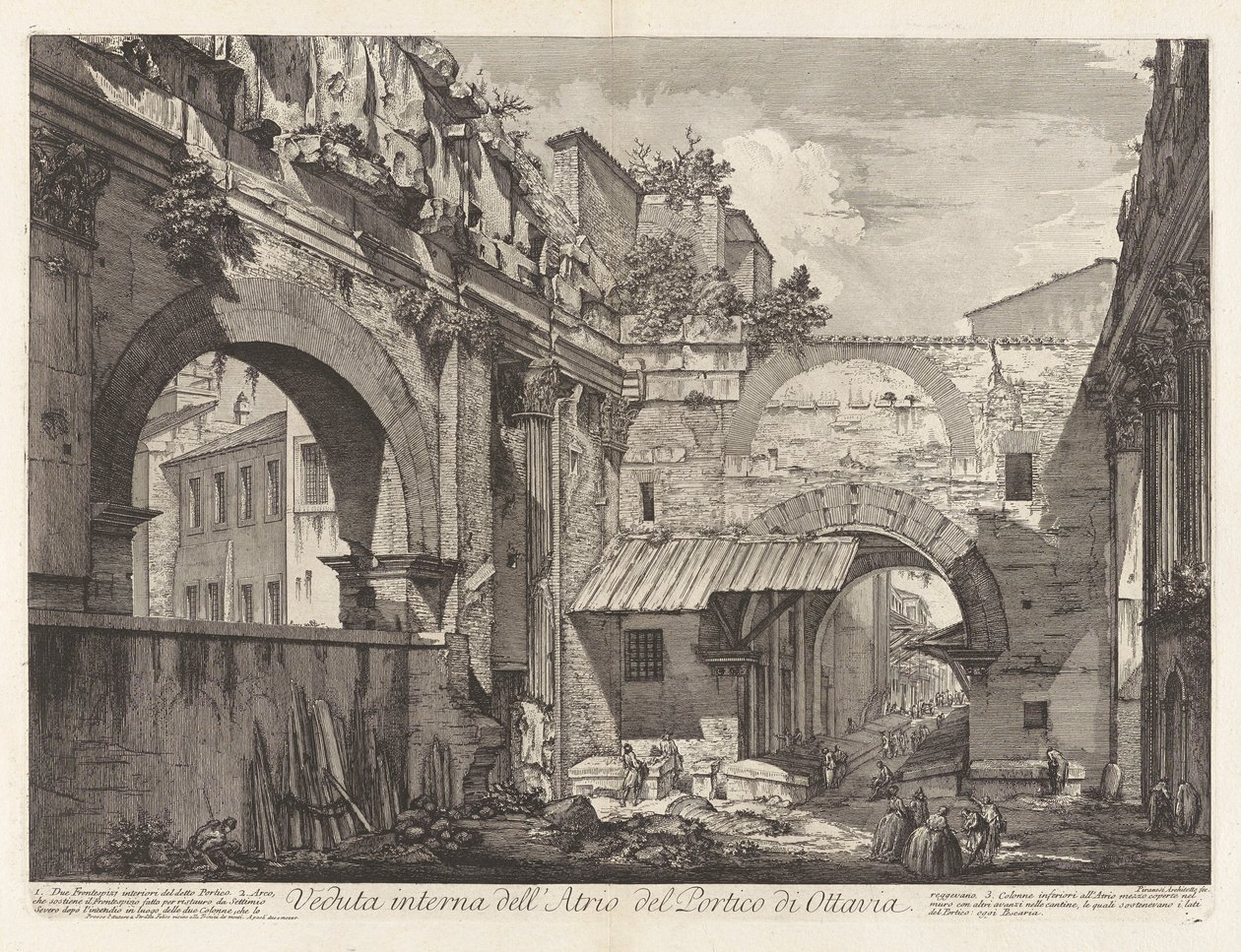 Innere Ansicht von von Giovanni Battista Piranesi