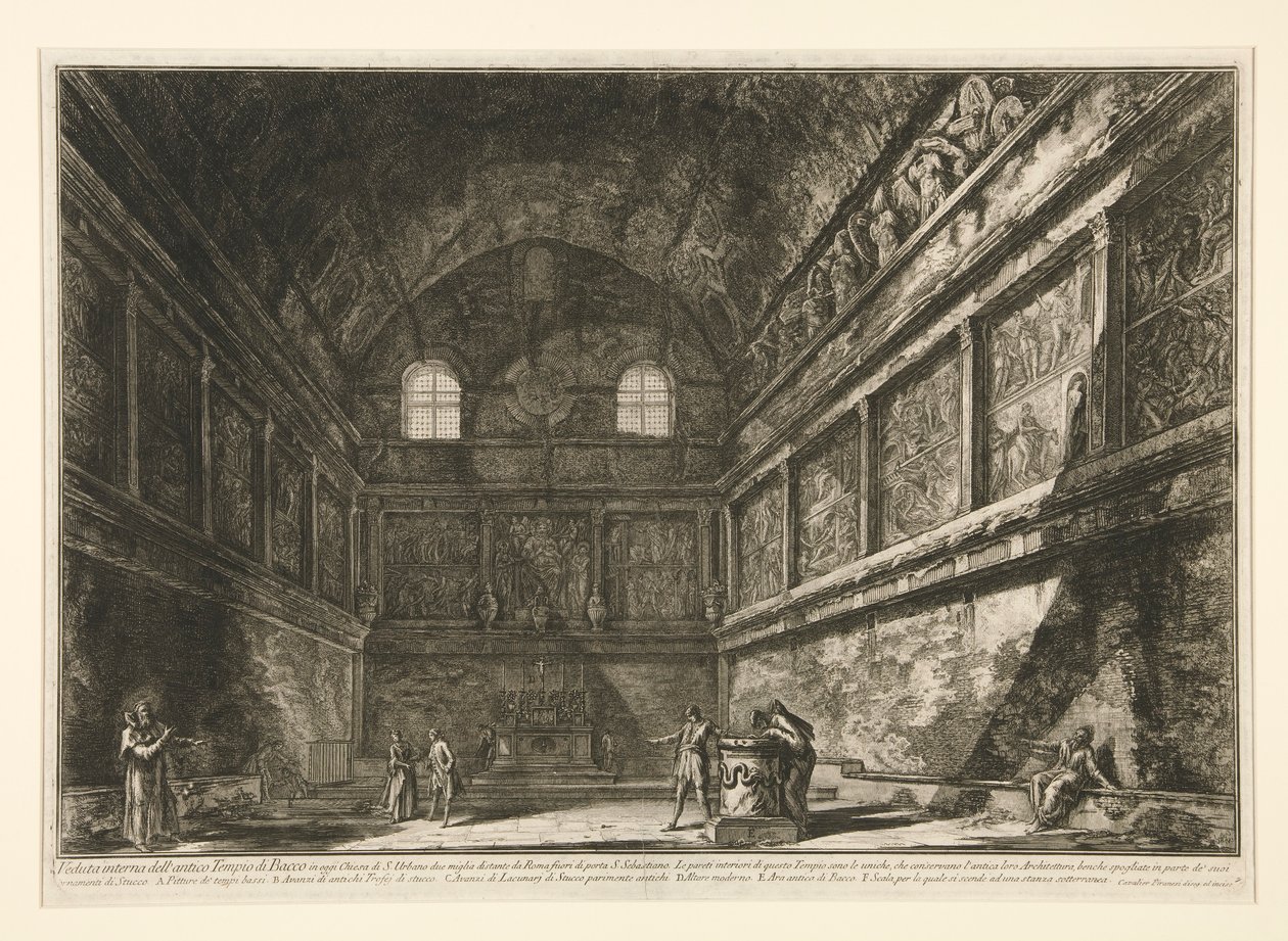 Innere Ansicht von von Giovanni Battista Piranesi
