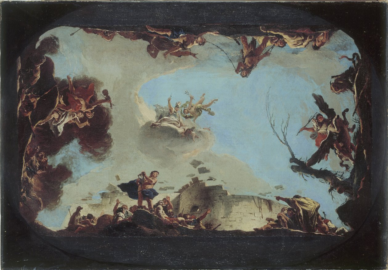 Allegorie der Macht der Beredsamkeit, ca. 1725 von Giovanni Battista Tiepolo