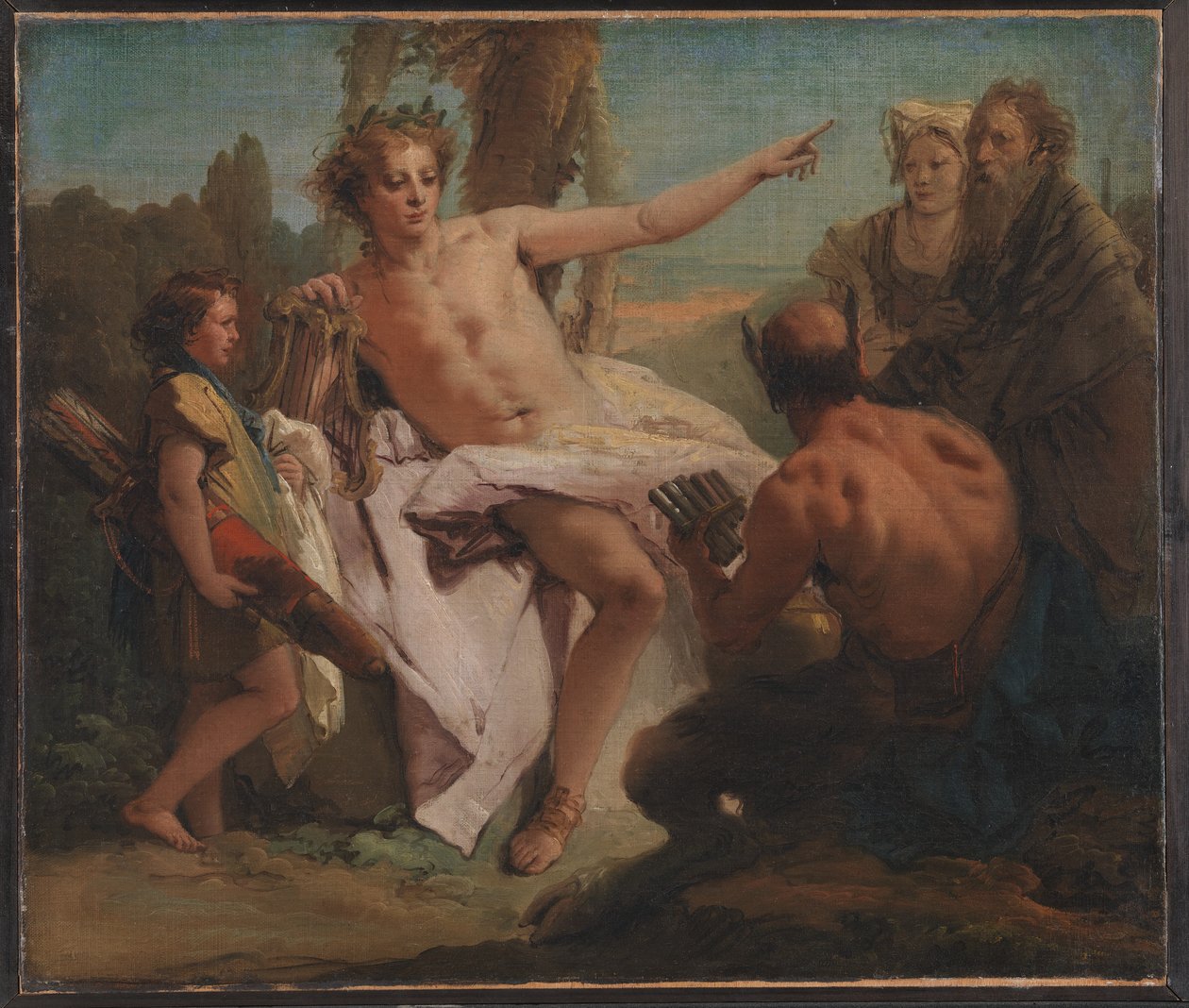Apollo und Marsyas von Giovanni Battista Tiepolo