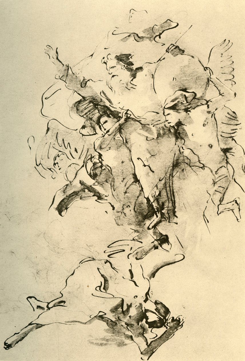 Gottvater umgeben von Engeln, 1758-1759, 1928 von Giovanni Battista Tiepolo