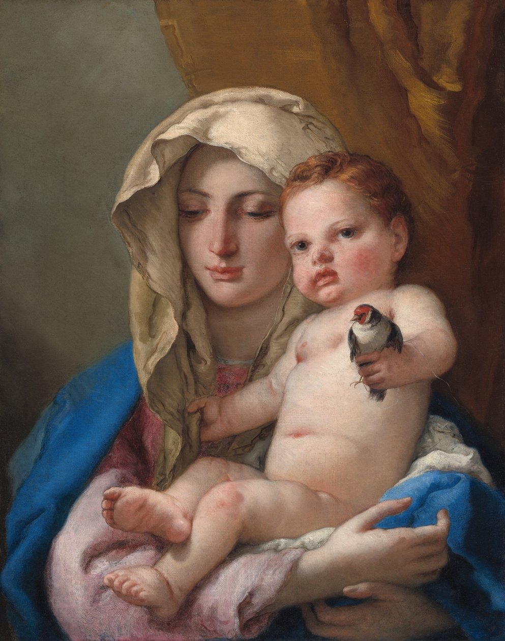 Madonna des Stieglitzes, ca. 1767-1770 von Giovanni Battista Tiepolo