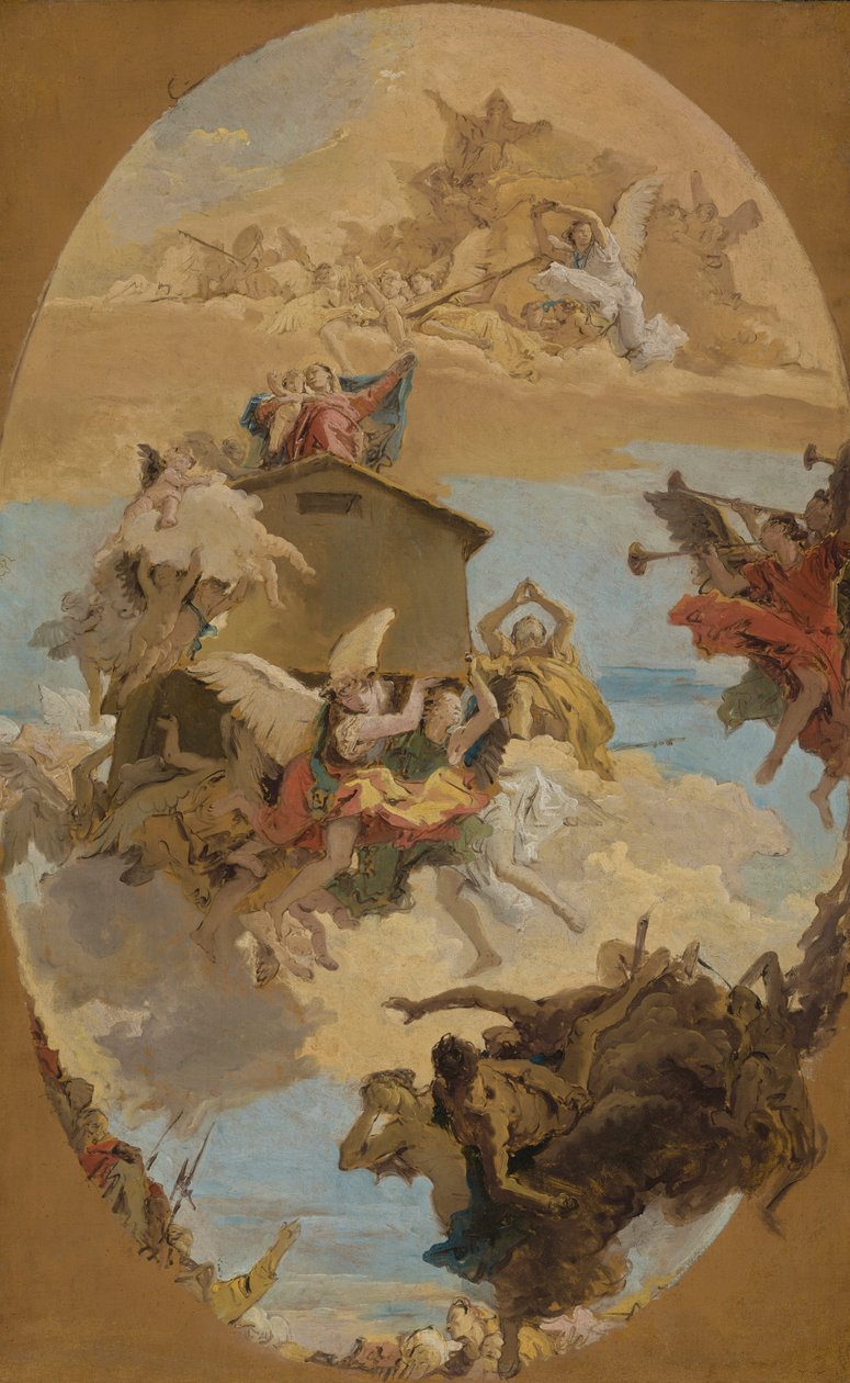 Das Wunder des Heiligen Hauses von Loreto von Giovanni Battista Tiepolo