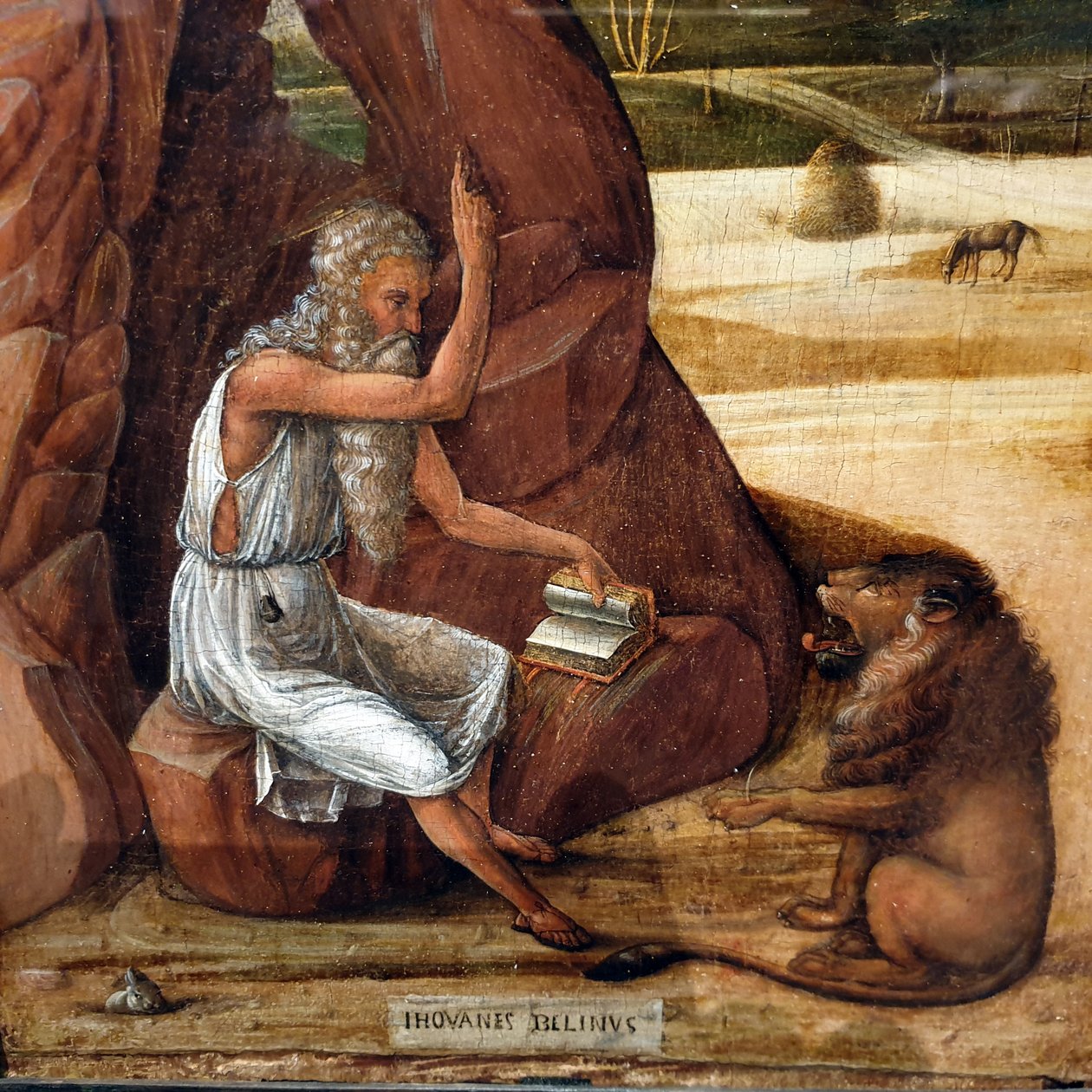 Heiliger Hieronymus in der Wildnis von Giovanni Bellini